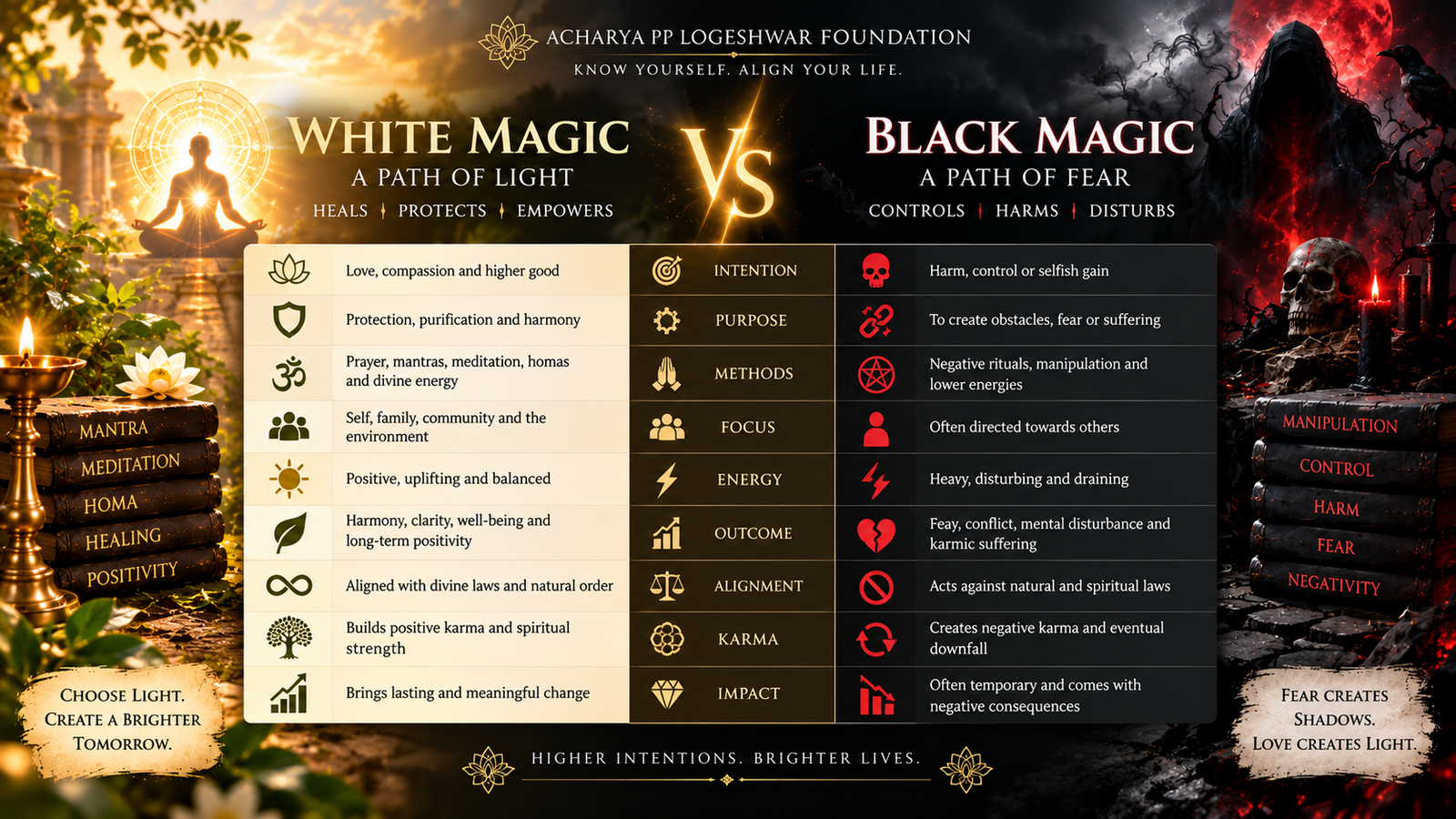 White Magic vs Black Magic: Understanding the Difference and the Path of Positive Spiritual Guidance