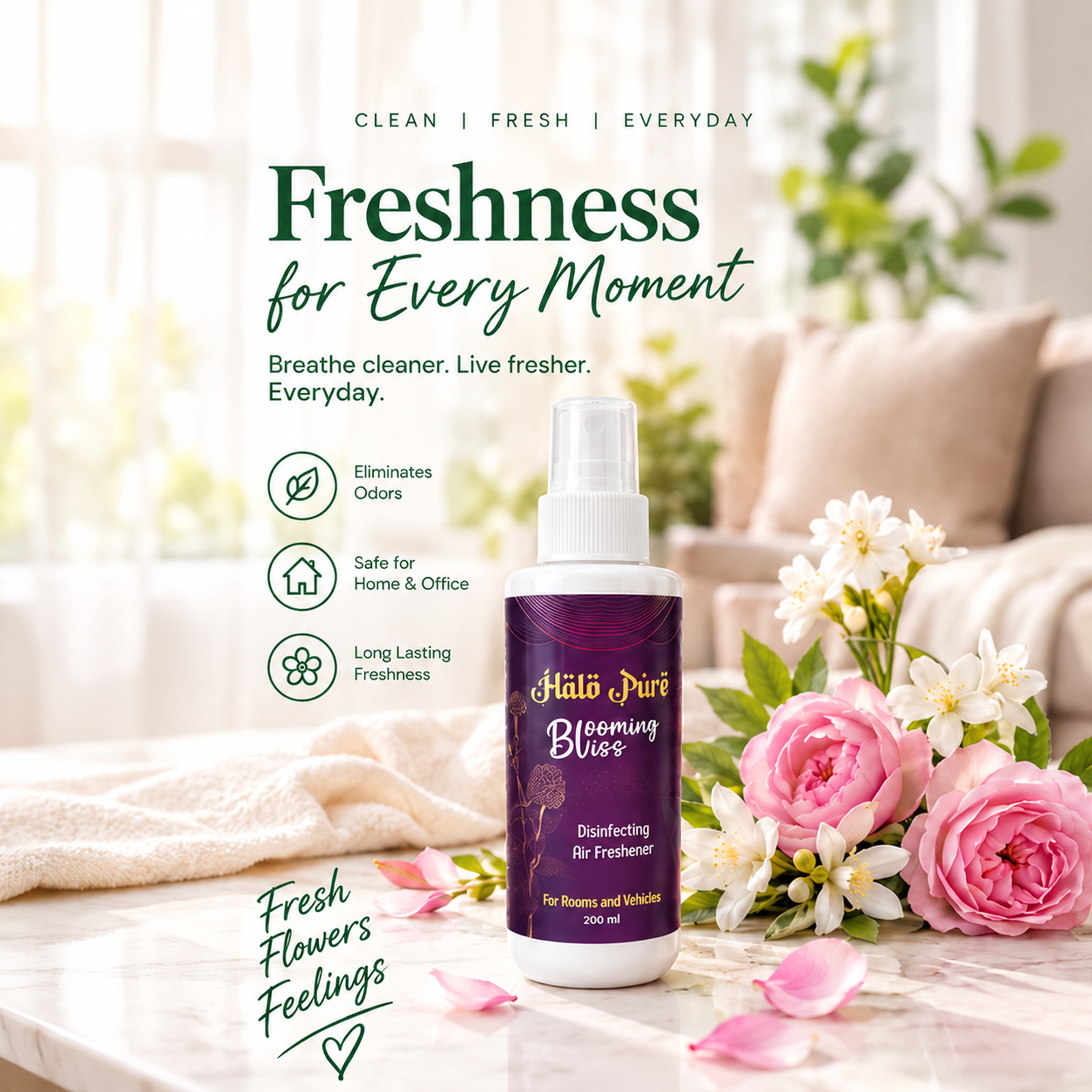 Halo Pure Air Freshener (Blooming Bliss)